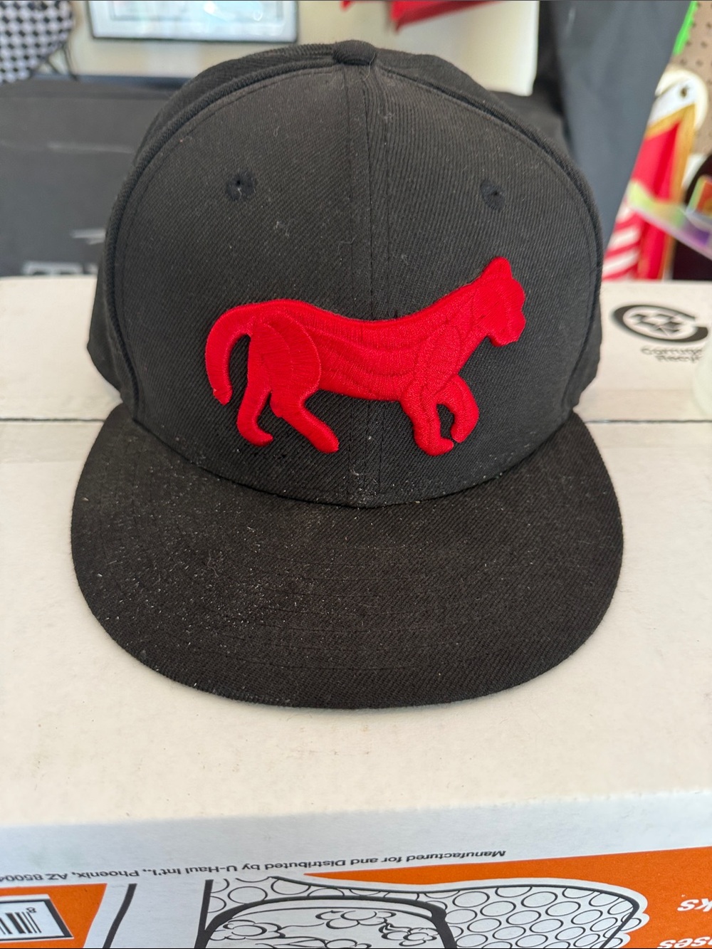 Detroit Tigers Black Throwback Red Embroidery MLB 59fifty 7 1/2 Hat New Era Cap